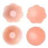 Breast Pad 12pcs with Box Silicone Nipple Cover Reusable Women Breast Petals Lift Invisible Bra Pasties Adhesive Bra Pads Sticker Patch 230615