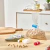 Nieuwe 3 stks/set Multifunctionele Duurzame Verse Voedsel Zak Sluiting Klem Elastische Broodzak Plastic Afdichting Clip voor Keuken Verse Voedsel Zak