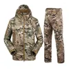 Männer Jacken Militärische Taktische Uniform Sets Herren Armee Camouflage Fleece Thermische Outdoor Jagd Anzug Marke Kleidung