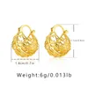 Boucles d'oreilles WT-JFE91 WKT 2023 Style géométrique créatif personnalisé Design de mode femmes 18K plaqué or bijoux