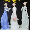 Objets décoratifs Figurines DXUIIALOI Européen Créatif Céramique Artisanat Personnage Sculpture Décoration Salon Cadeau De Mariage Maison 230615