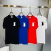 Sitio web oficial Camiseta de diseñador para hombre Moda de París para parejas de hombres y mujeres Camiseta casual en blanco y negro, camiseta de estilista roja y azul, talla S-5XL