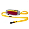 Dog Collars Hands Free Waist Pack Traction Rope Accessories Pets Leash Outdoor Nylon Portable Retractable Storage Bum Bag Supplies Puppy