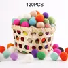 Andra leksaker 100 st 20mm 100 ull filtbollar DIY hängande tillbehör godis färg pom boll för barn fest hantverk barn 230615