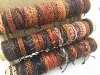 Wholesale Bulk Lots 50pcsLots Reteo Mix Styles Leather Cuff Bracelets For Men Women Wrist Jewelry