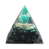 Decoratieve Objecten Beeldjes Natuurlijke Orgonite Piramide Genezing Kristal Energie Reiki Meditatie Stenen Ornament 230615