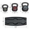 Hand Grips Conjunto Kettlebell de 3 peças com rack de armazenamento Academia em casa Exercício Pesos 230616