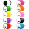 Chargeur USB 5V 1A adaptateur secteur mural chargeurs de voyage multicolores pour iPhone Xiaomi Samsung