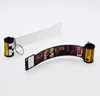 DHL500pcs Film Sublimation PET DIY weiß doppelseitig leere Filmrolle Schlüsselanhänger