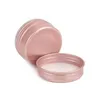 Colorful Aluminum Case Round Lip Balm Tin Storage Jar Containers with Screw Cap for Lip Balm, Cosmetic, Candles or Tea 9 Colors Kmxeo