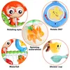 Jouets de bain bébé douche soleil tasse piste jeu d'eau salle de bain pour enfants singe douche jouet cadeau d'anniversaire pour enfants 230615