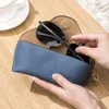 Солнцезащитные очки Клузы подлинные кожаные бокалы для чтения Bag Bag Brand Design Sunglasses Pouch Portable Ocklasses Display Box Стаканы корпус 230615