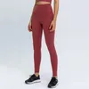 Pantaloni attivi ABS LOLI Tasca interna a vita alta Yoga 26 '' Allenamento per il controllo della pancia Running Leggings da palestra in nylon elasticizzato per le donne