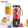 Juicers 530ML Electric Juicer Portable Smoothie Blender USB Rechargeable Food Processor Fruit Mixer Machine Mini Cup 230616