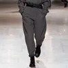 Pantaloni da uomo pantaloni da uomo yuppie moda lana lana sciolta harlan gamba elastica elastica autunno e inverno denso