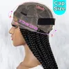 Lace Wigs Braided Wigs for Black Women Synthetic Lace Front Wig Big Knotless Box Braids Wig 613 Blonde Full Lace Cornrow Braided Wigs 230616