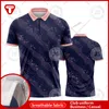 Polo Masculino Respirável Casual Juvenil Camisa Polo Aluno Campus Solta Topo Com Zíper Lapela Manga Curta Meninas Amantes Camiseta Logotipo Impresso em 3D