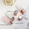 4 in 1 Natural Crystal Essential Oil arts Bottle Massage Rolling Eye Cream Scraping Beauty Perfume Bottles with gift box Bdclu