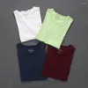 Erkek Tişörtleri Tasarım Erkekler Tişört Marka Bambu Pamuk Kısa Kollu Katı Gömlek Fabrika Doğrudan O-Neck Tshirt Erkek Camiseta Camisa