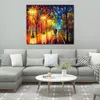 Fine Art Canvas Painting Night Fantasy Handcrafted Contemporary Artwork Landscape Wall Decoration