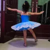 Vêtements de scène Costume de Performance de Ballet professionnel pour enfants princesse crêpe Tutu jupes robe de ballerine fille Damcewear