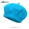 Berets Mode Solide Baskenmütze für Frauen Frühling und Sommer Warme Achteckige kappe Berets in frauen Hut Bare Chapeu feminino Boina Motorhaube Z0613