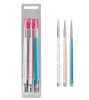 3pcs/set Nail Art Liner Painting Pen 3D Tips DIY Acrylic UV Gel Brushes Drawing Kit Flower Line Grid French Designer