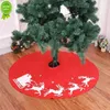 Nouveau 100 CM arbre de noël jupe tapis nouvel an décorations noël décoration arbre jupe ornements fête fête Navidad fournitures