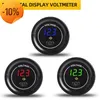 Neue DC12/24V Digital Voltmeter LED Digital Display Rund Voltmeter Auto Spannung Strom Meter Volt Detektor Tester Monitor Panel