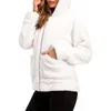 Femmes Vestes Manteau En Fausse Fourrure Pour Femmes 2023 Automne Chaud Doux Lâche À Capuche Veste Femme Survêtement En Peluche Dames Casual Hiver Pardessus # f3