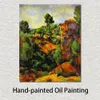 High Quality Handcrafted Paul Cezanne Oil Painting Canyon of Bibemus Landscape Canvas Art Beautiful Wall Decor