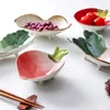 Tabaklar Japon Meyve Kaseleri Güzel tabak sebze şekli seramik kase salata atıştırmalık yemekleri tatlı çorba tabağı sofra takımı