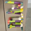 Jouets de bain 36-82 pièces de jouets de douche et de baignoire tuyaux en marbre toboggans en cours d'exécution bébés ventouses pistes salle de bain éducation jeux d'eau jouets cadeaux pour enfants 230615