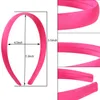 Opaski na głowę 33PCS 1,5 cm 2cm Satynowe opaski na głowę Dziewczyna Hair Hoop HOOP PŁYT KOBIET KOBIET PLASTY ABS HAIR