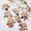 Boucles d'oreilles pendantes ethnique Bronze et jaune goutte d'eau ensembles pour femmes ensemble de boucles d'oreilles feuille leviers fleurs grand cercle rond géométrique