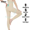 Leg Shaper Pancia Piatta Pantaloni Dimagranti Legging Donna Coscia Trimmer Gambe Correttiva Shaper Senza Cuciture Vita Alta Mutandine di Controllo Soft Bodyshaper 230615