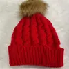2 pcs Hiver Automne Unisexe Chapeaux Pour Femmes Hommes Mode Bonnets Skullies Chapeu Caps garder au chaud chapeau casual sport beanie 7 couleurs rouge wh184g