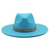 Chapéus de aba larga chapéus de balde outono inverno masculino fedoras feminino chapéu de feltro senhoras sombrero jazz masculino chapéu-coco ao ar livre vintage cartolas aba grande 9,5 cm 230615