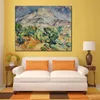 Paul Cezanne Arte em tela Holy Mountain Victory Artesanal Impressionista Pintura de paisagem Decoração de casa moderna