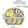 Bekers Borden Servies Siliconen babybord met zuignappen babyservies siliconen zuignappen babyservies kinderservies 230615