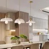 مصابيح قلادة Zerouno مصباح مصابيح حديثة ملونة نوردي Syrry Sky Hanging Glass Shade E27 LED لمطبخ غرفة المعيشة مطعم المطبخ