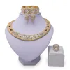 Necklace Earrings Set ZuoDi High Quality Dubai Gold For Women Wedding Bracelet Ring Pendant Bridal Jewellery