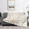 Одеяла золотой блеск рисунок для домашнего дивана для кровати для кемпинга.