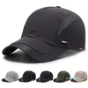 s printemps été hommes casquettes de Baseball mâle respirant maille chapeaux noir Sport papa pêche casquette pour goutte