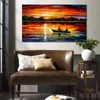 Fine Art Canvas Painting Remarkable Moment Handcrafted Contemporary Artwork Landscape Wall Decoration