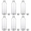 Storage Bottles 6 Pcs Solid Bottle Empty Plastic Juice Sample Travel Toiletries Lids Lotion Toiletry Traveling Cover