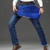 Men's Jeans Cotton Men's Denim Pants Brand Classic Clothes Overalls Straight Trousers For Men Black