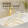 Bathroom Shelves Acrylic Toilet Triangle Rack Multi functional Punch free Wall mounted Wall Storage Accessories 230615