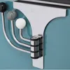 Hooks Rails Door Hanging Hook Punch Free Hanger Hats Bags Holder Tie Scarf Key Iron Wall Clothes Coats Rack Towel Shelf 230615