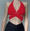 Майки женские женские танки Camis Женщины Сексуальные погрешные жилеты Criss Cross Wroug